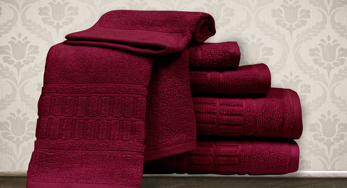 SPA COLLECTION TOWELS RED